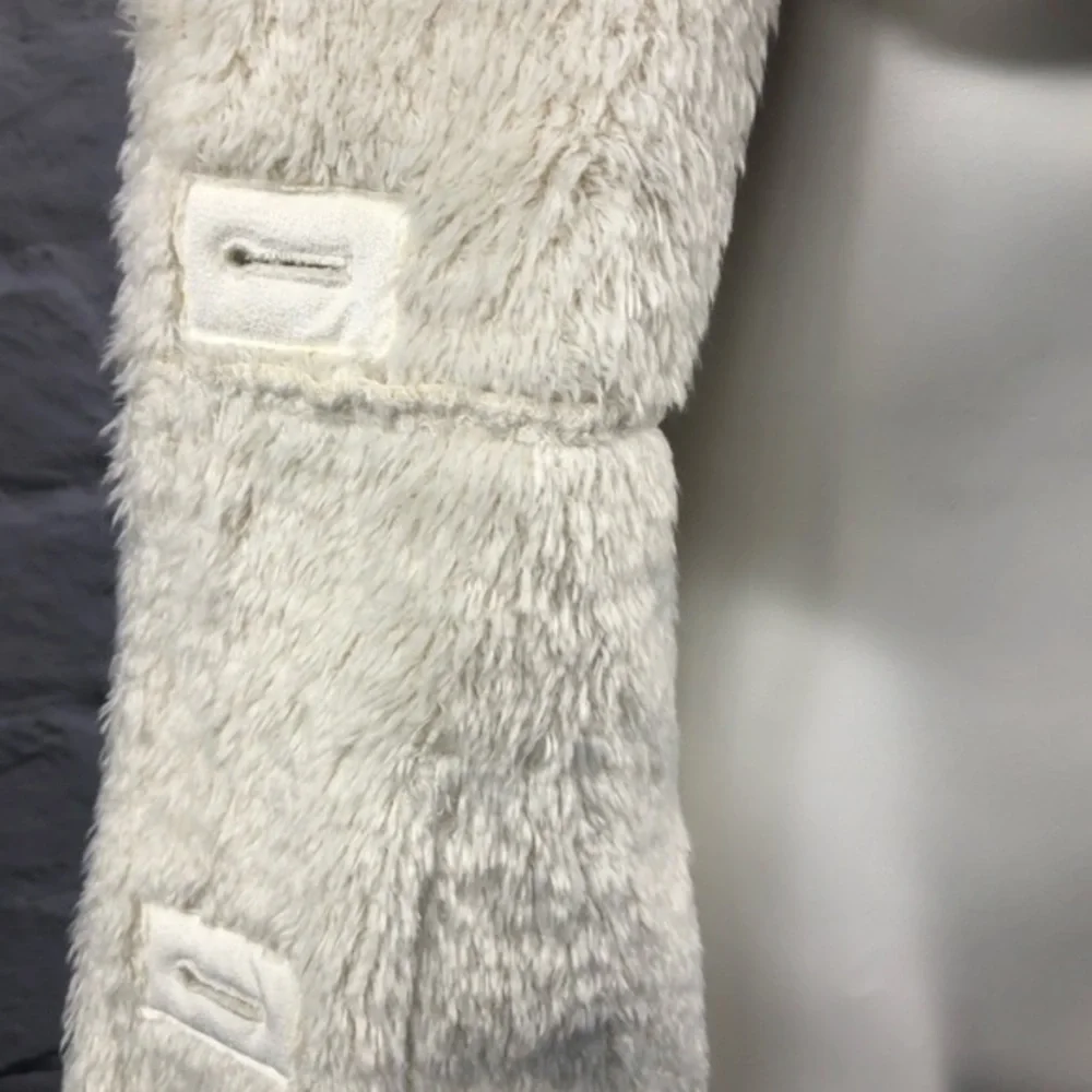 Mudd faux fur faux suede‎ button up trench jacket
